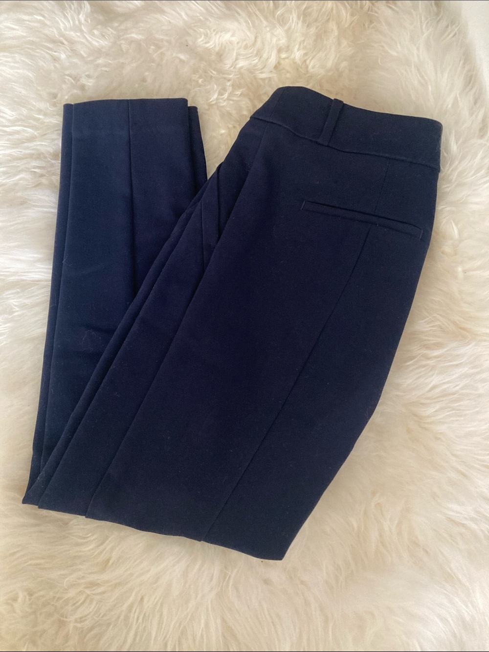 LOFT Marisa Skinny Navy Pants